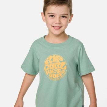 Rip Curl Wettie Passage Icon Tee-b Aloe. Rip Curl Tees in Boys Tees & Boys T-shirts & Singlets. Code: 030TTE