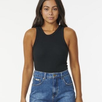 Rip Curl Classic Ribbed Tank Black. Rip Curl Singlets & Tanks in Womens Singlets & Tanks & Womens T-shirts & Singlets. Code: 089WTE