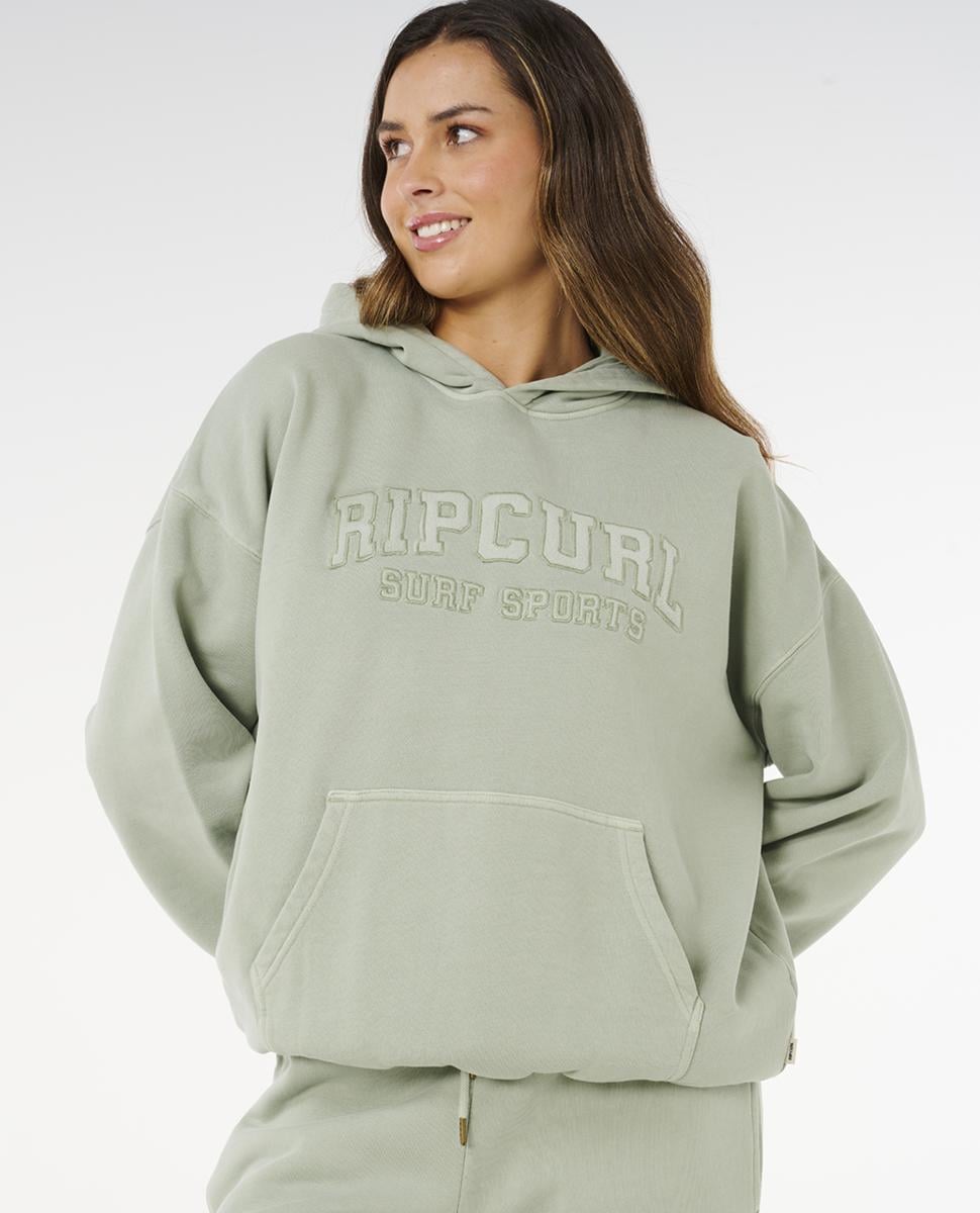 Rip Curl Varsity Sports Oversized Aqua Gray. Rip Curl Hoodies in Womens Hoodies & Womens Jackets, Jumpers & Knits. Code: 0CPWFL