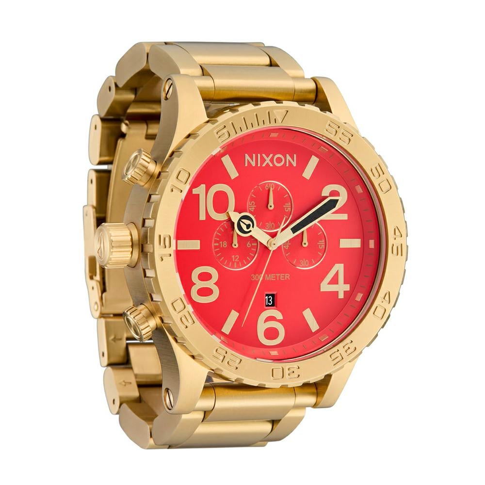 Nixon 51-30 Chrono Red/gold Red Gold. Nixon Watches in Mens Watches & Mens Watches. Code: A1389514