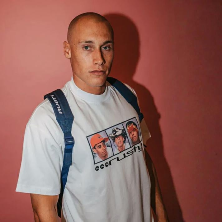 Rusty White Lines Backpack Navy Blue. Rusty Backpacks in Mens Backpacks & Mens Bags. Code: BPM0376