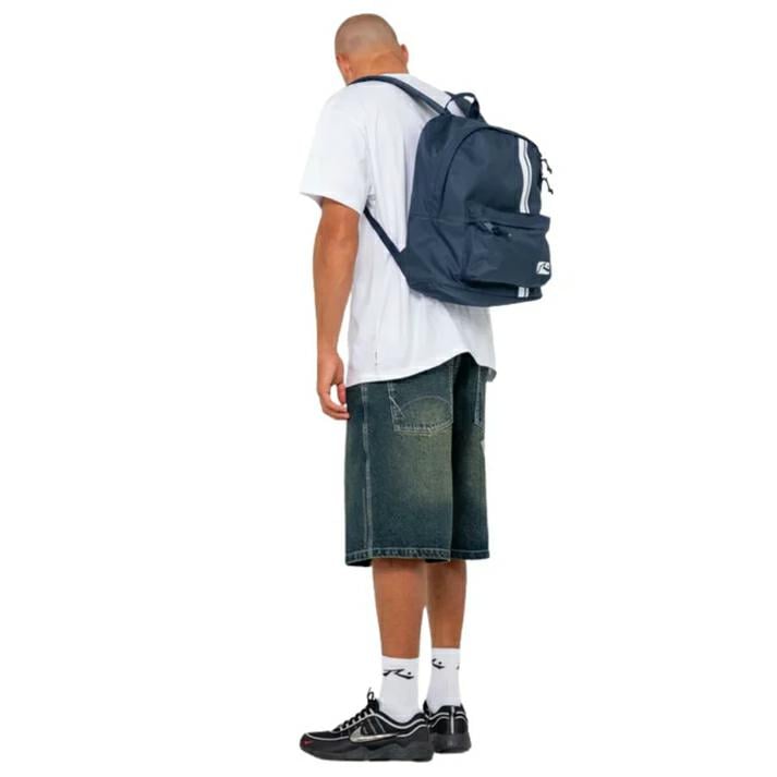 Rusty White Lines Backpack Navy Blue. Rusty Backpacks in Mens Backpacks & Mens Bags. Code: BPM0376