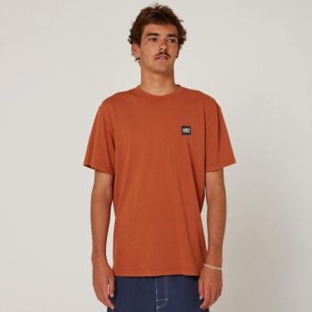 Ocean And Earth Big Mens Corp Tee Baked Clay. Ocean And Earth Tees in Mens Tees & Mens T-shirts & Singlets. Code: COTS03121