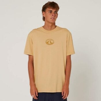 Ocean And Earth Bm Wave Heritage Tee Beige. Ocean And Earth Tees in Mens Tees & Mens T-shirts & Singlets. Code: COTS04125