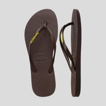 Havaianas Slim Rubber Logo Brown/gr Brown/green. Havaianas Thongs in Womens Thongs & Womens Footwear. Code: HRLL2266