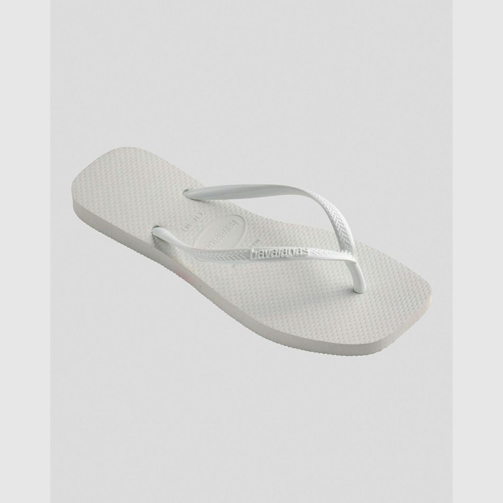 Havaianas Slim Square Solid White Solid White. Havaianas Thongs in Womens Thongs & Womens Footwear. Code: HSSB0001F