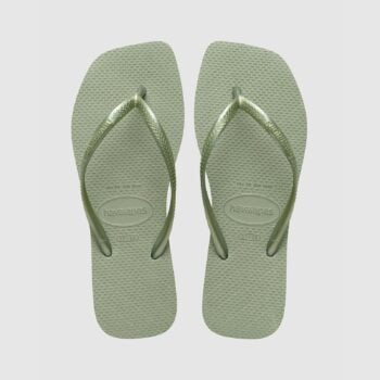 Havaianas Slim Square Smoke Green Green. Havaianas Thongs in Womens Thongs & Womens Footwear. Code: HSSB1156
