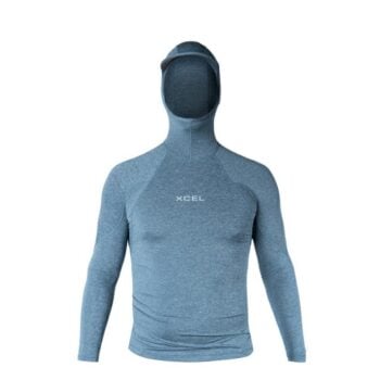 Xcel Wetsuits Premium Stretch Ls Hooded Heather Cascade. Xcel Wetsuits Rashvests in Mens Rashvests & Mens Swimwear. Code: ,LC406H5