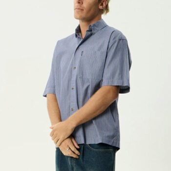 Afends Shipwreck Stripe Ss Shirt Marlin. Afends Shirts - Short Sleeve in Mens Shirts - Short Sleeve & Mens Shirts. Code: M240204
