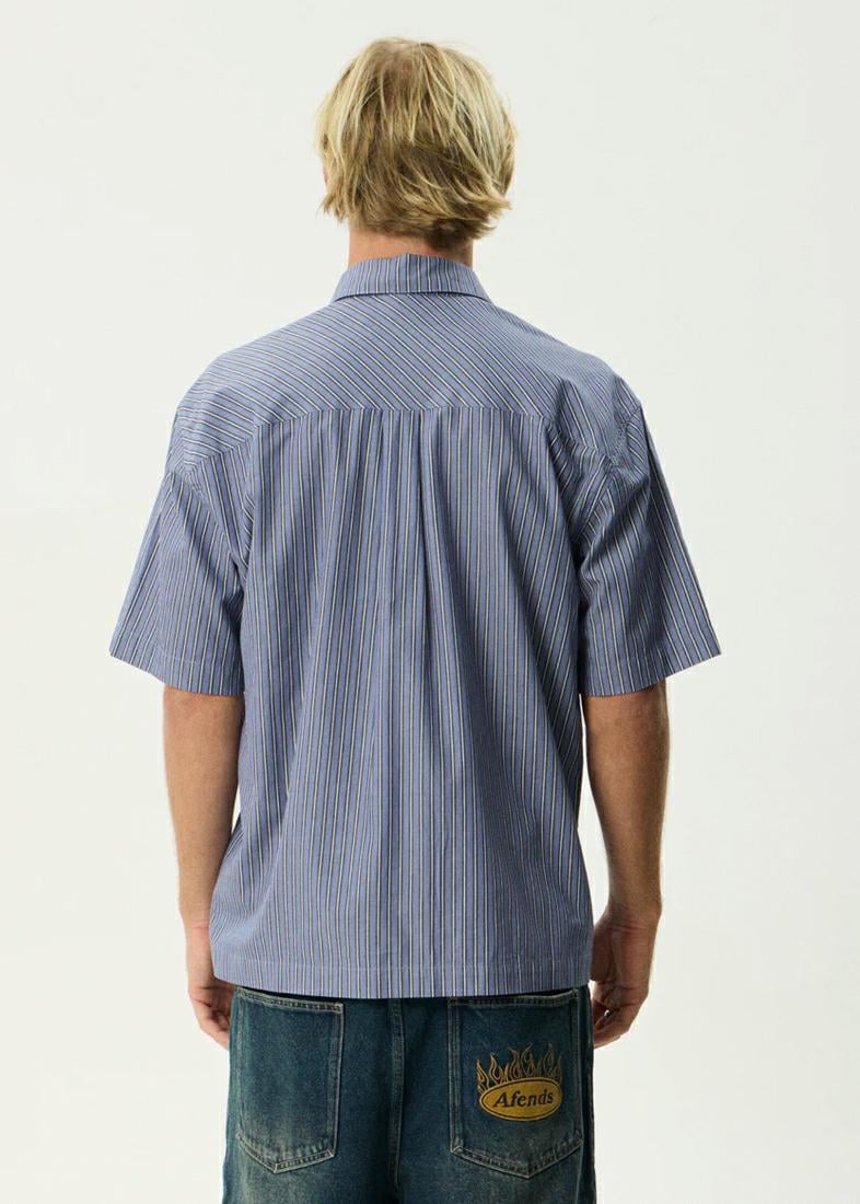 Afends Shipwreck Stripe Ss Shirt Marlin. Afends Shirts - Short Sleeve in Mens Shirts - Short Sleeve & Mens Shirts. Code: M240204