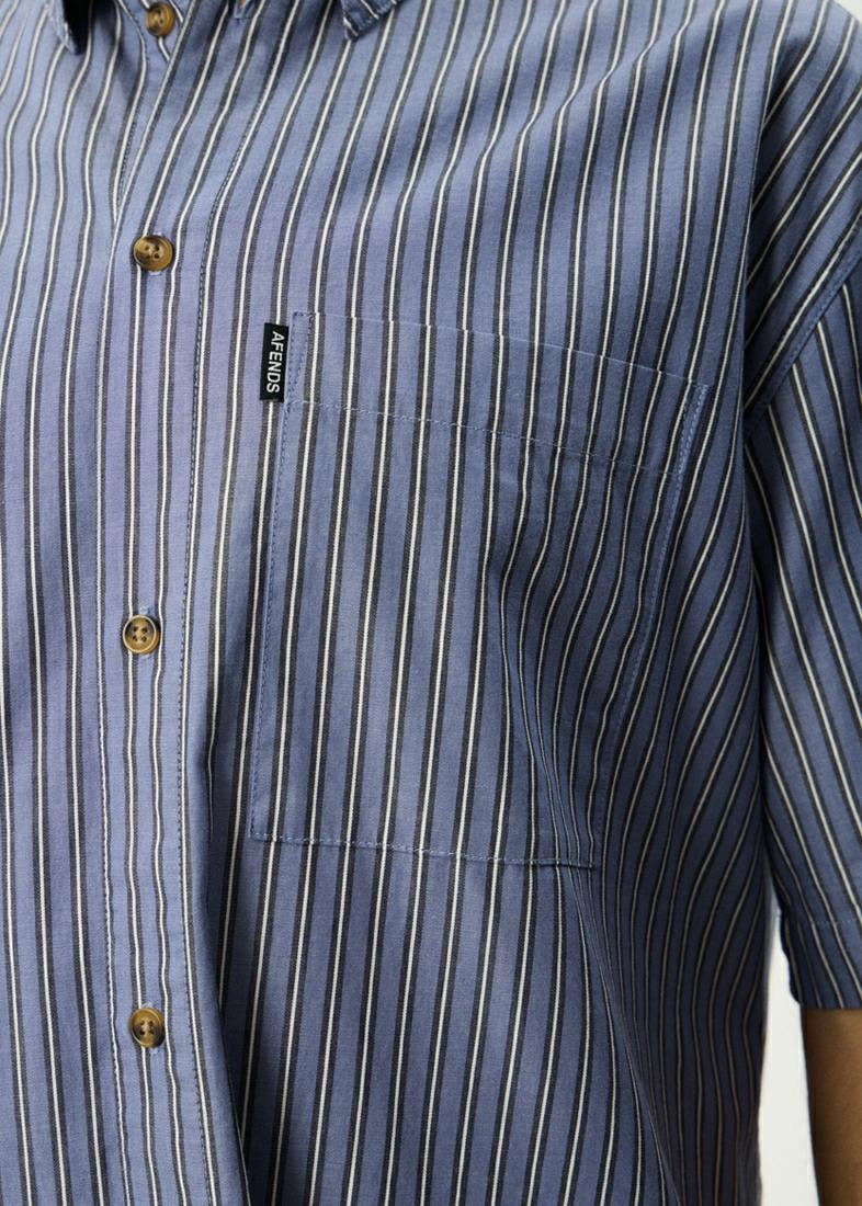 Afends Shipwreck Stripe Ss Shirt Marlin. Afends Shirts - Short Sleeve in Mens Shirts - Short Sleeve & Mens Shirts. Code: M240204