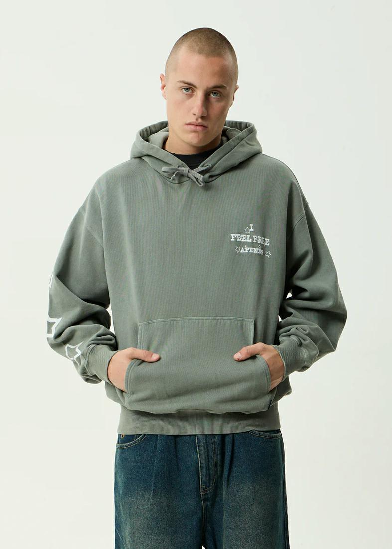 Afends Sonoran Boxy Po Hood Washed Sycamore. Afends Hoodies in Mens Hoodies & Mens Jackets, Jumpers & Knits. Code: M261514