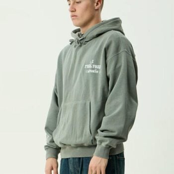 Afends Sonoran Boxy Po Hood Washed Sycamore. Afends Hoodies in Mens Hoodies & Mens Jackets, Jumpers & Knits. Code: M261514