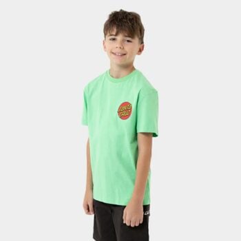 Santa Cruz Skateboards Classic Dot Chest Tee Light Green. Santa Cruz Skateboards Tees in Boys Tees & Boys T-shirts & Singlets. Code: SB123-SS02