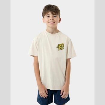 Santa Cruz Skateboards Cluster Strip Front Tee Cream. Santa Cruz Skateboards Tees in Girls Tees & Girls T-shirts & Singlets. Code: SG325-SS0F