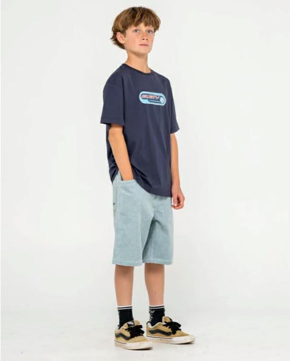 Rusty Capsule Short Sleeve Tee Navy Blue. Rusty Tees in Boys Tees & Boys T-shirts & Singlets. Code: TTB0828
