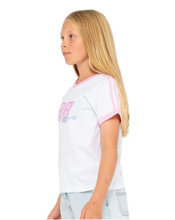 Rusty Le Baby Tee Girls White. Rusty Tees in Girls Tees & Girls T-shirts & Singlets. Code: TTG0087
