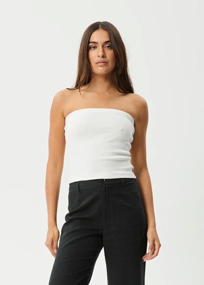 Afends Jamie Rip Tube Tope White. Afends Fashion Tops in Womens Fashion Tops & Womens Tops. Code: W240096
