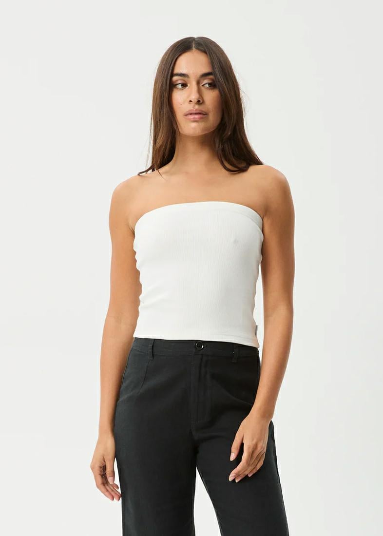 Afends Jamie Rip Tube Tope White. Afends Fashion Tops in Womens Fashion Tops & Womens Tops. Code: W240096