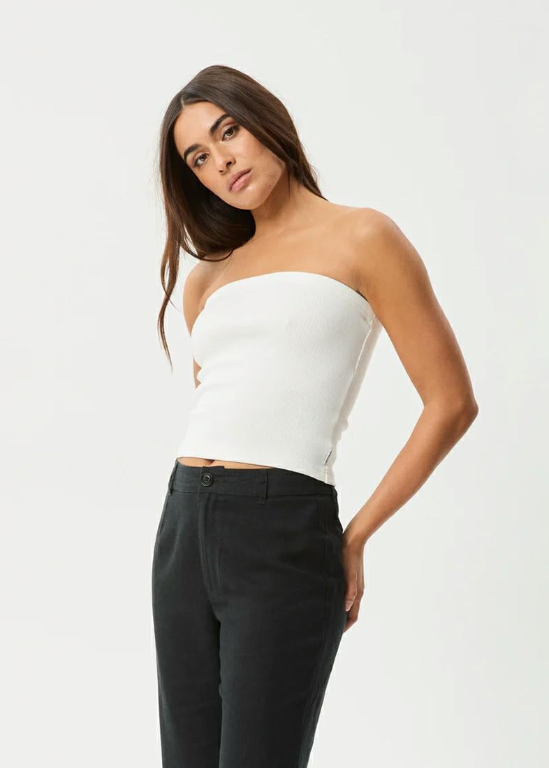 Afends Jamie Rip Tube Tope White. Afends Fashion Tops in Womens Fashion Tops & Womens Tops. Code: W240096