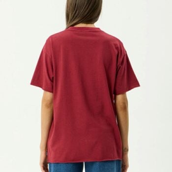 Afends Single N Thorny Os Tee Burgandy. Afends Tees in Womens Tees & Womens T-shirts & Singlets. Code: W261010