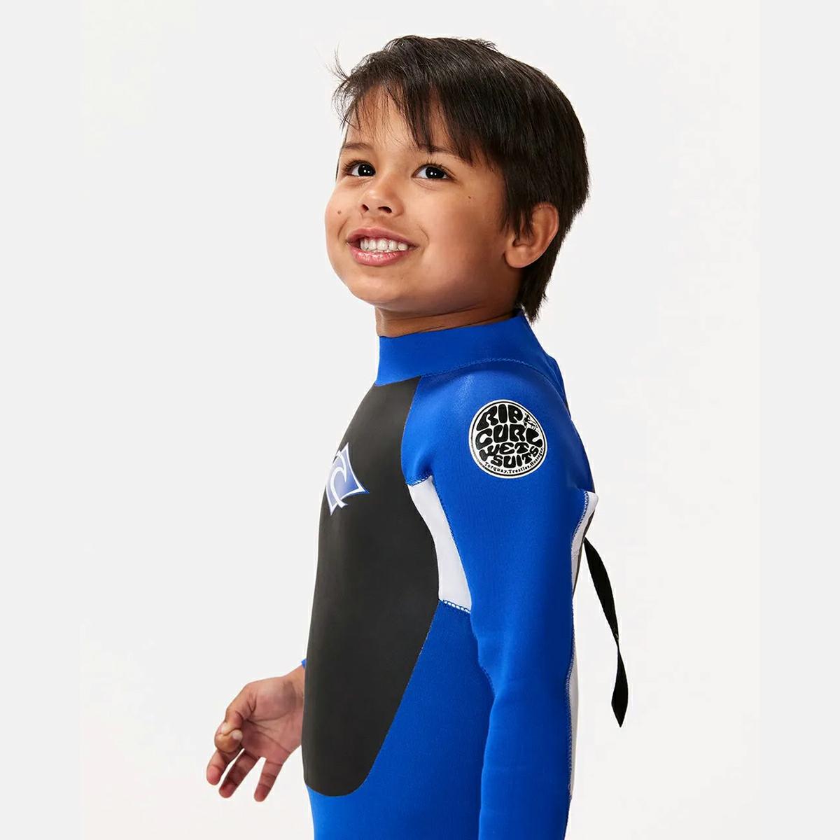 Rip Curl Groms Omega Back Zip 3/2mm Wetsuit Steamer Blue. Rip Curl Steamers in Toddlers Steamers & Toddlers Wetsuits. Code: 002TFS