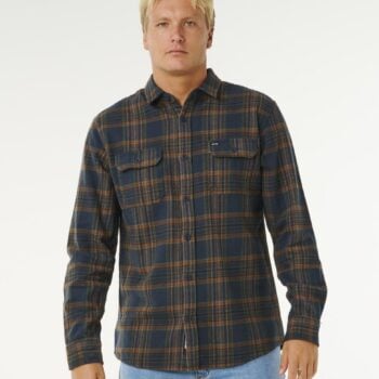 Rip Curl Griffin Flannel Shirt Dark Blue. Rip Curl Shirts - Long Sleeve in Mens Shirts - Long Sleeve & Mens Shirts. Code: 01EMSH