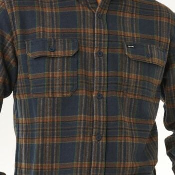 Rip Curl Griffin Flannel Shirt Dark Blue. Rip Curl Shirts - Long Sleeve in Mens Shirts - Long Sleeve & Mens Shirts. Code: 01EMSH