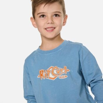 Rip Curl Ride The Wave Ls Tee - Boys Faded Denim. Rip Curl Tees - Long Sleeve in Toddlers Tees - Long Sleeve & Toddlers T-shirts & Singlets. Code: 02XTTE