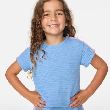 Rip Curl Surf Magic Bobbi Tee-girl Cornflower Blue. Rip Curl Tees in Toddlers Tees & Toddlers T-shirts & Singlets. Code: 051JTE