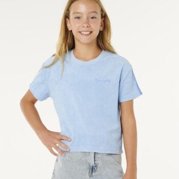 Rip Curl Sunshine Squad Terry Tee- Light Blue. Rip Curl Tees in Girls Tees & Girls T-shirts & Singlets. Code: 06CGTE