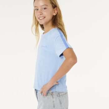 Rip Curl Sunshine Squad Terry Tee- Light Blue. Rip Curl Tees in Girls Tees & Girls T-shirts & Singlets. Code: 06CGTE
