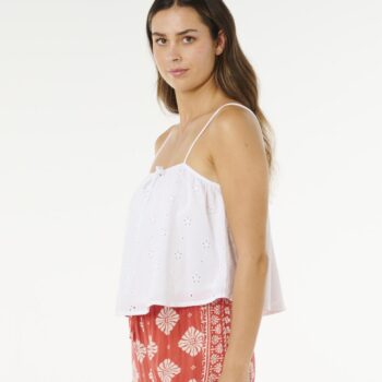 Rip Curl Oasis Broderie Top White. Rip Curl Shirts - Short Sleeve in Womens Shirts - Short Sleeve & Womens Shirts. Code: 06VWSH
