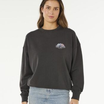 Rip Curl Bells Heritage Crew Washed Black. Rip Curl Sweats in Womens Sweats & Womens Jackets, Jumpers & Knits. Code: 0B9WFL