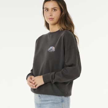 Rip Curl Bells Heritage Crew Washed Black. Rip Curl Sweats in Womens Sweats & Womens Jackets, Jumpers & Knits. Code: 0B9WFL