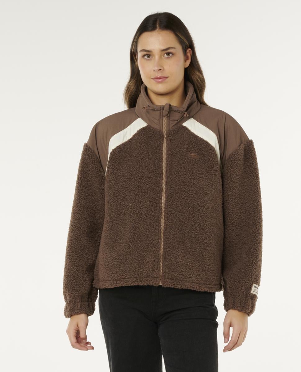 Rip Curl Anti-series Polar Fleece Brown. Rip Curl Sweats in Womens Sweats & Womens Jackets, Jumpers & Knits. Code: 0C1WFL