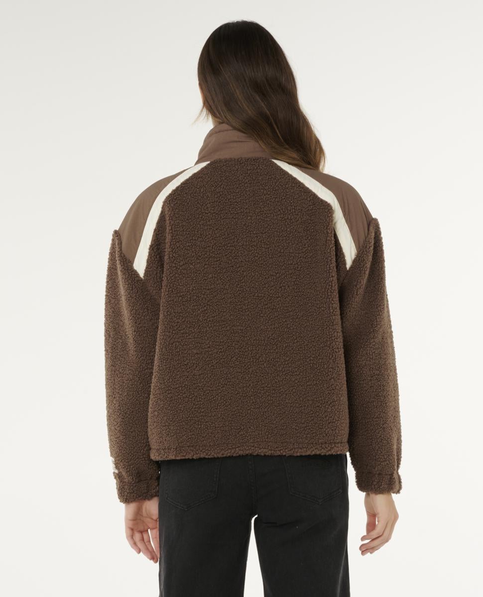 Rip Curl Anti-series Polar Fleece Brown. Rip Curl Sweats in Womens Sweats & Womens Jackets, Jumpers & Knits. Code: 0C1WFL