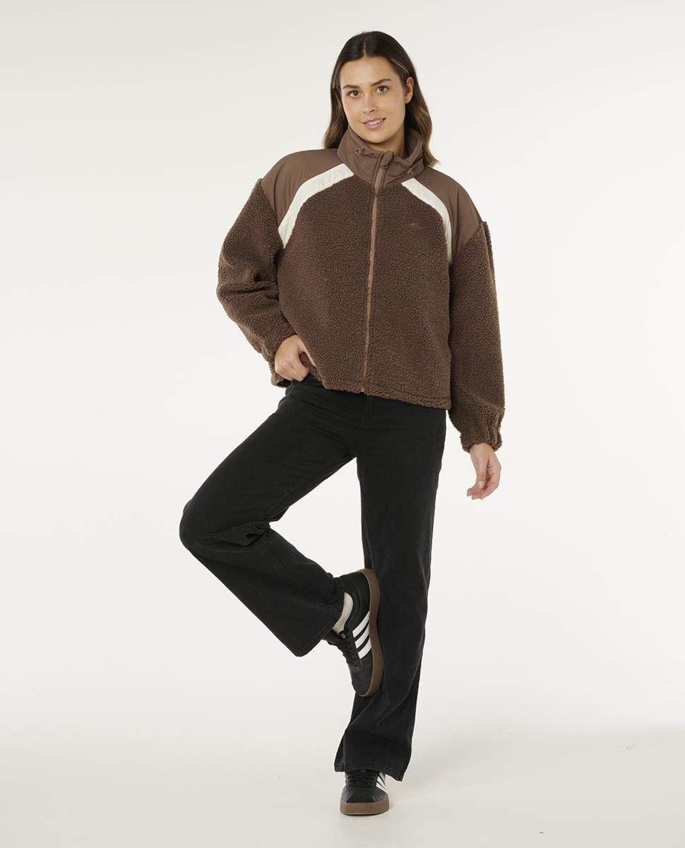 Rip Curl Anti-series Polar Fleece Brown. Rip Curl Sweats in Womens Sweats & Womens Jackets, Jumpers & Knits. Code: 0C1WFL