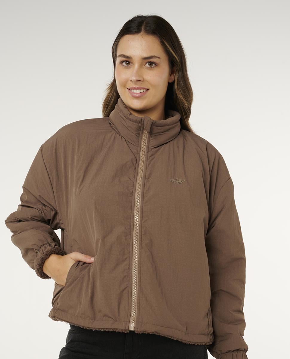 Rip Curl Anti-series Polar Fleece Brown. Rip Curl Sweats in Womens Sweats & Womens Jackets, Jumpers & Knits. Code: 0C1WFL