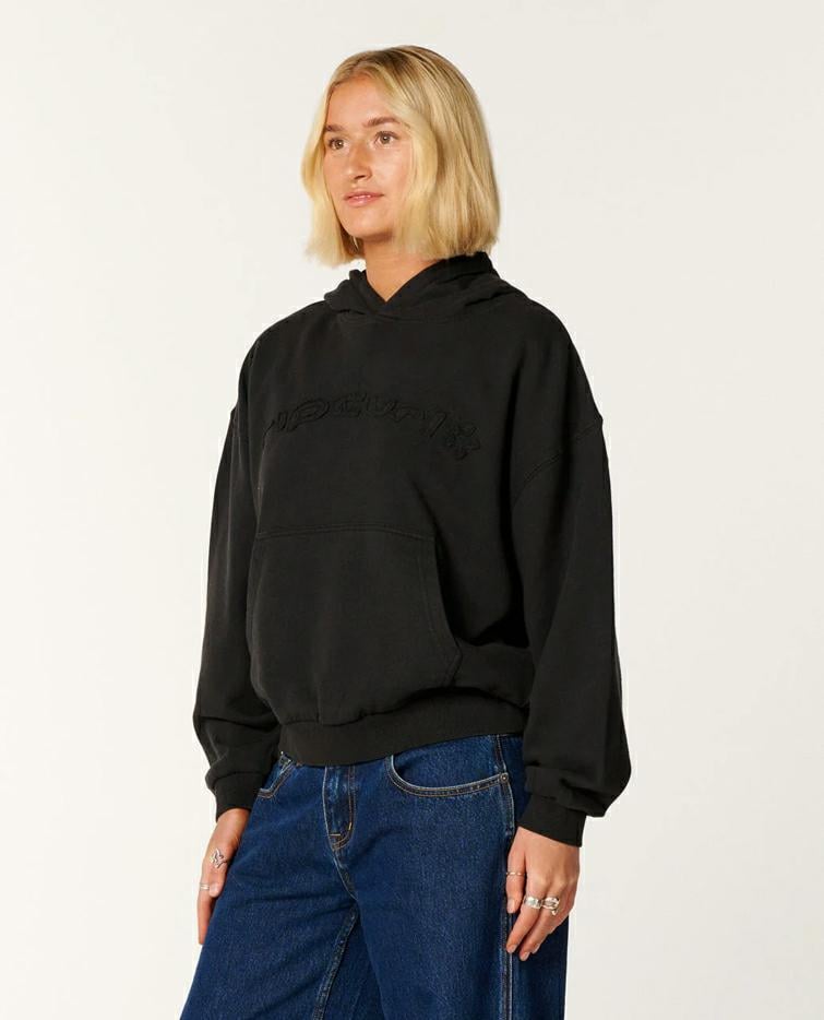Rip Curl Distressed Logo Hood Black. Rip Curl Hoodies in Womens Hoodies & Womens Jackets, Jumpers & Knits. Code: 0FJWFL