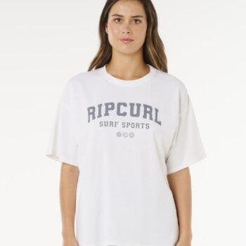 Rip Curl Varsity Sports Heritage Tee Bone. Rip Curl Tees in Womens Tees & Womens T-shirts & Singlets. Code: 0K1WTE