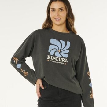 Rip Curl Pacific Coast Heritage Ls Washed Black. Rip Curl Tees - Long Sleeve in Womens Tees - Long Sleeve & Womens T-shirts & Singlets. Code: 0M8WTE