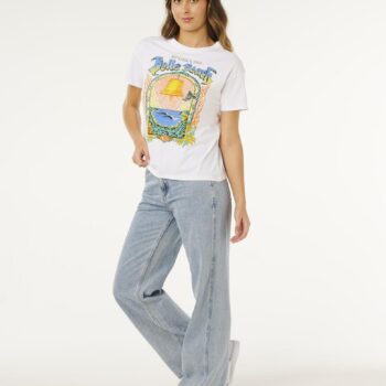 Rip Curl Bells Merch Tee White. Rip Curl Tees in Womens Tees & Womens T-shirts & Singlets. Code: 0MUWTE