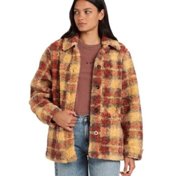 Rvca Nell Sherpa Jacket Curry. Rvca Jackets in Womens Jackets & Womens Jackets, Jumpers & Knits. Code: 23B164509