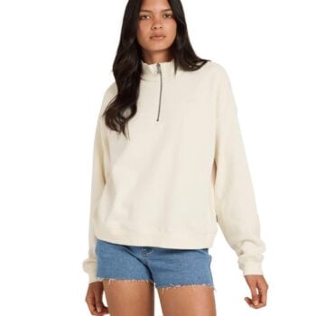 Rvca Rvca 1/4 Zip Sweatshirt Vintage White. Rvca Sweats in Womens Sweats & Womens Jackets, Jumpers & Knits. Code: 23B461605