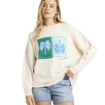 Billabong Double Take Sweater Salt Crystal. Billabong Knitwears in Womens Knitwears & Womens Jackets, Jumpers & Knits. Code: 24B071672