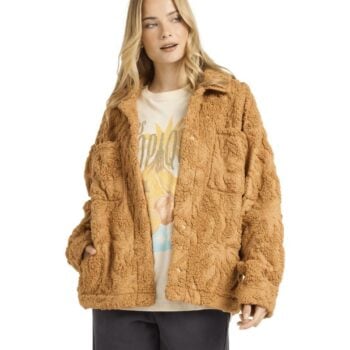 Billabong Sundown Sherpa Shacket Camel. Billabong Sweats in Womens Sweats & Womens Jackets, Jumpers & Knits. Code: 24B314503