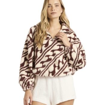 Billabong Dark Wave Half Zip Crew Teak. Billabong Sweats in Womens Sweats & Womens Jackets, Jumpers & Knits. Code: 24B411673