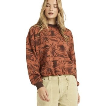 Billabong Vida Palms Crew Teak. Billabong Sweats in Womens Sweats & Womens Jackets, Jumpers & Knits. Code: 24B464506