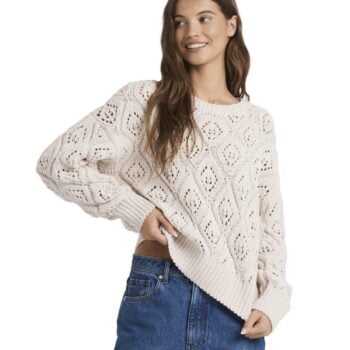 Roxy Welcome Back Crew Bone. Roxy Knitwears in Womens Knitwears & Womens Jackets, Jumpers & Knits. Code: 26B071670